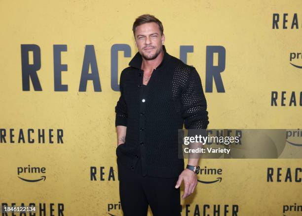 Alan Ritchson at the Los Angeles screening of "Reacher" season 2 held at The Culver Theater on December 13, 2023 in Los Angeles, California.