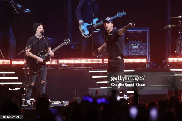 Drew Brown, and Ryan Tedder of One Republic perform onstage during iHeartRadio KISS108's Jingle Ball 2023 at TD Garden on December 10, 2023 in...