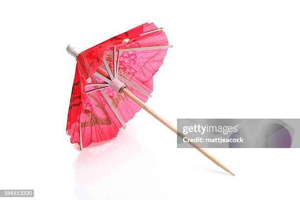 cocktail umbrella - cocktail umbrella stock pictures, royalty-free photos & images