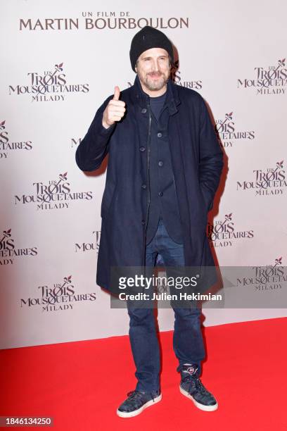Guillaume Canet attends the "Les Trois Mousquetaires : Milady" The Three Musketeers: Milady Premiere at Cinema Le Grand Rex on December 10, 2023 in...