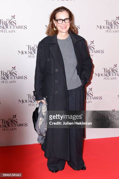 Carole Bouquet attends the "Les Trois Mousquetaires : Milady" The Three Musketeers: Milady Premiere at Cinema Le Grand Rex on December 10, 2023 in...