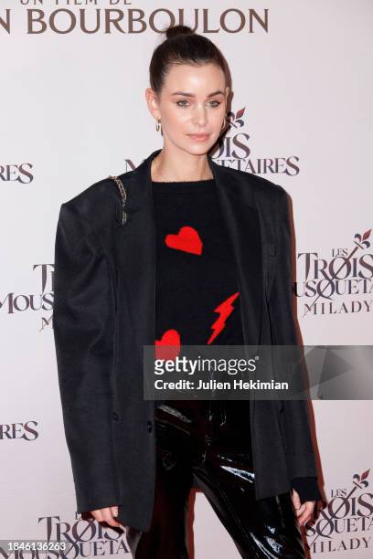 Elisa Bachir Bey attends the "Les Trois Mousquetaires : Milady" The Three Musketeers: Milady Premiere at Cinema Le Grand Rex on December 10, 2023 in...