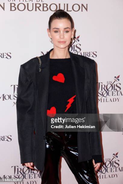 Elisa Bachir Bey attends the "Les Trois Mousquetaires : Milady" The Three Musketeers: Milady Premiere at Cinema Le Grand Rex on December 10, 2023 in...