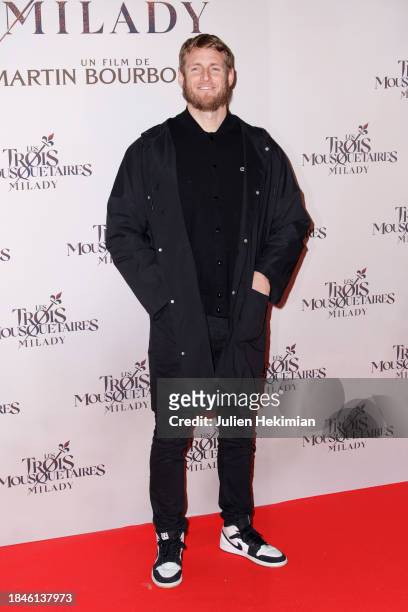 Matthias Quiviger aka Ragnar Le Breton attends the "Les Trois Mousquetaires: Milady" The Three Musketeers: Milady Premiere at Cinema Le Grand Rex on...