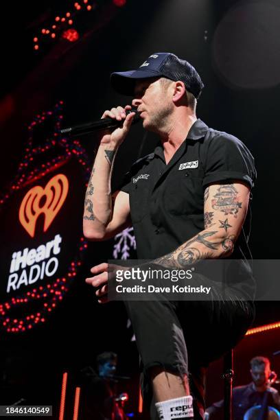 Ryan Tedder of One Republic performs onstage during iHeartRadio KISS108's Jingle Ball 2023 at TD Garden on December 10, 2023 in Boston, Massachusetts.