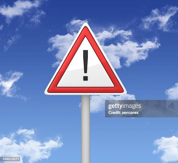 Caution Point Sign 1,583 Caution Sign Exclamation Stock Photos, High-Res Pictures, and ...