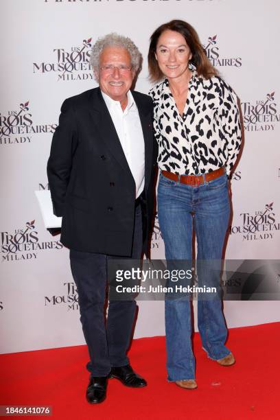 Laurent Dassault and guest attend the "Les Trois Mousquetaires : Milady" The Three Musketeers: Milady Premiere at Cinema Le Grand Rex on December 10,...