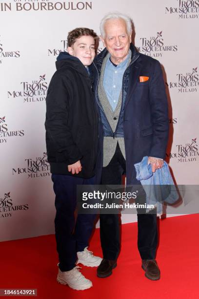 Philippe Labro and guest attend the "Les Trois Mousquetaires : Milady" The Three Musketeers: Milady Premiere at Cinema Le Grand Rex on December 10,...