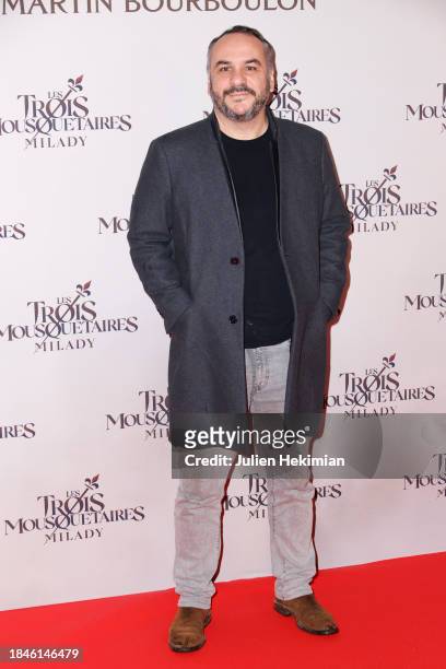 François-Xavier Demaison attends the "Les Trois Mousquetaires : Milady" The Three Musketeers: Milady Premiere at Cinema Le Grand Rex on December 10,...