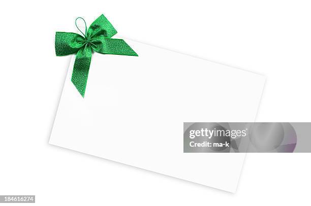 gift tag - christmas tag stockfoto's en -beelden