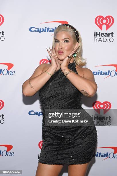 Joelle James attends iHeartRadio KISS108's Jingle Ball 2023 on December 10, 2023 at TD Garden in Boston, Massachusetts.