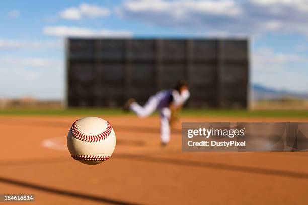 baseball-feld - pitcher stock-fotos und bilder