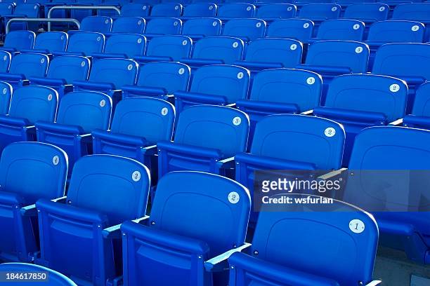 seats - football bench stock pictures, royalty-free photos & images
