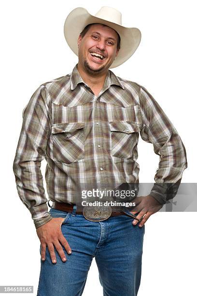 laughing cowboy - belt stock pictures, royalty-free photos & images