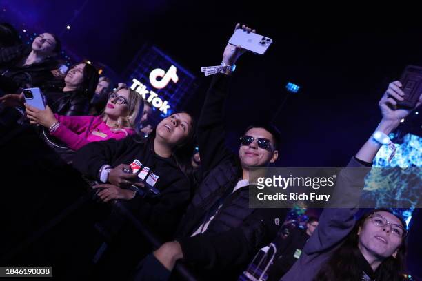 Guests attend TikTok In The Mix at Sloan Park on December 10, 2023 in Mesa, Arizona.