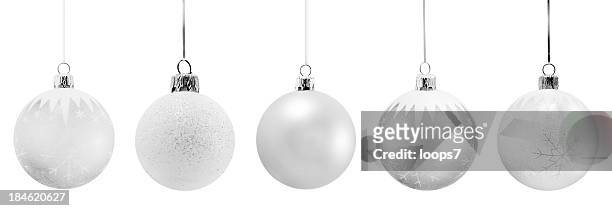 de navidad ornamentos - christmas balls fotografías e imágenes de stock