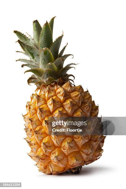 fruit: pineapple - pineapple stockfoto's en -beelden