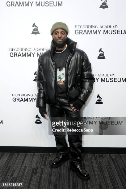 Schyler O'Neal attends Backstage Pass: Schyler O'Neal's Life Happened. Album Release at The GRAMMY Museum on December 10, 2023 in Los Angeles,...