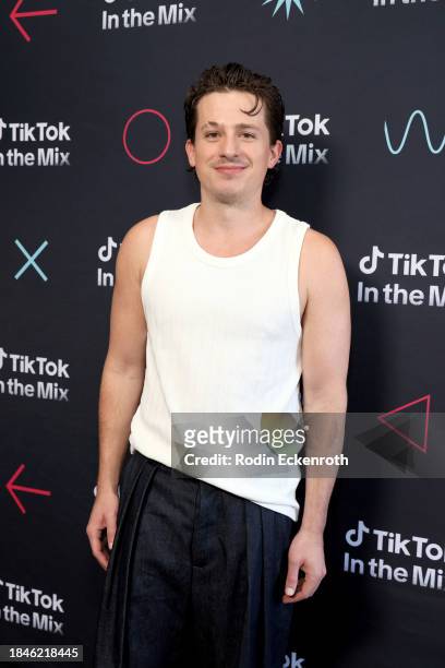Charlie Puth attends TikTok In The Mix at Sloan Park on December 10, 2023 in Mesa, Arizona.