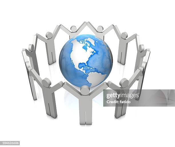 global communication - stick figure crowd stock pictures, royalty-free photos & images