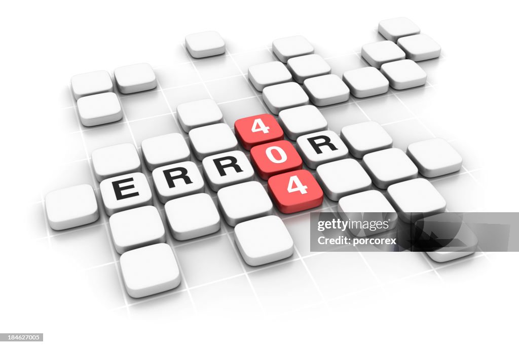 Crossword: ERROR 404