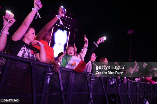 Concert-goers attend TikTok In The Mix at Sloan Park on December 10, 2023 in Mesa, Arizona.