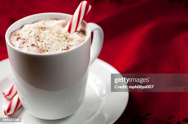 hot chocolate - christmas coffee stock pictures, royalty-free photos & images