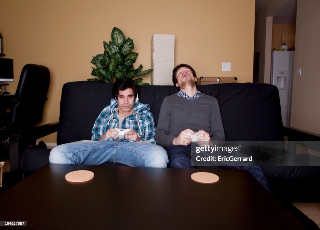 Bored Video Gaming Dudes
