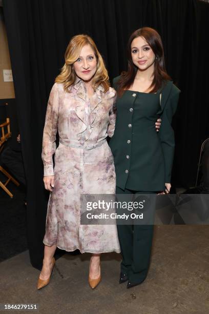 Edie Falco and Josie Totah attend the 17th Annual CNN Heroes: An All-Star Tribute at The American Museum of Natural History on December 10, 2023 in...