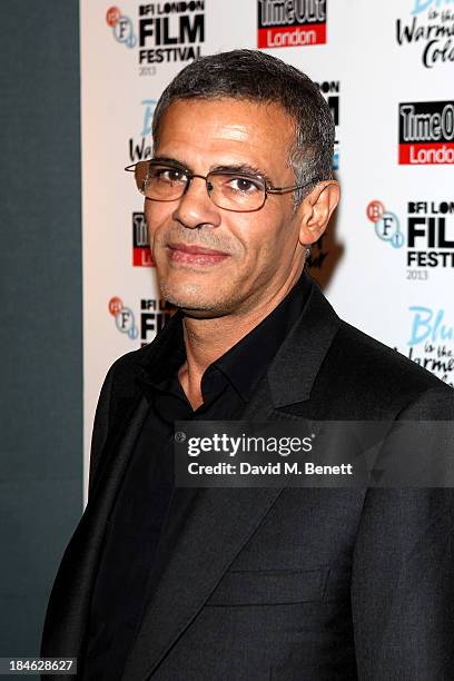 Abdellatif Kechiche attends the Love Gala screening of "Blue Is The Warmest Colour", in association with Timeout, at the Curzon Chelsea on October...