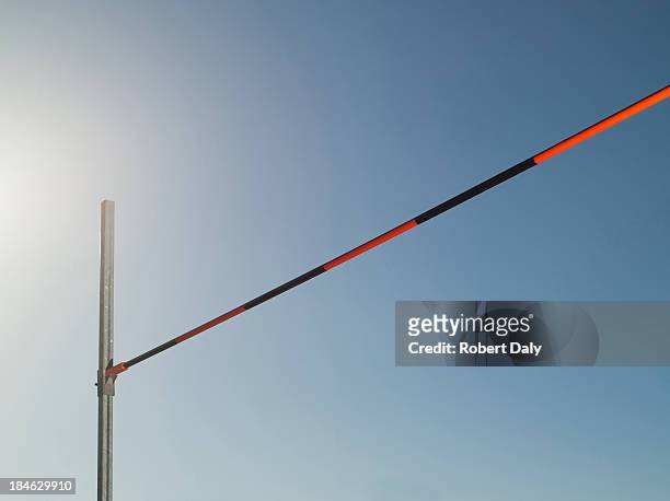 high jump bar - high jump stock pictures, royalty-free photos & images