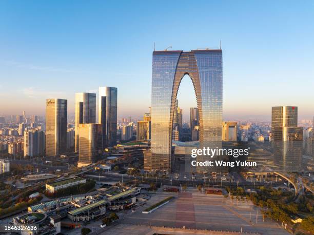suzhou oriental gate - suzhou stock pictures, royalty-free photos & images