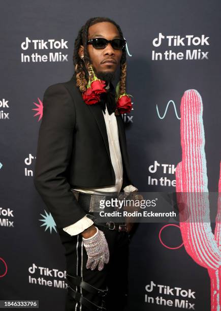 Offset attends TikTok In The Mix at Sloan Park on December 10, 2023 in Mesa, Arizona.