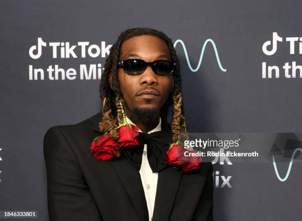 Offset attends TikTok In The Mix at Sloan Park on December 10, 2023 in Mesa, Arizona.