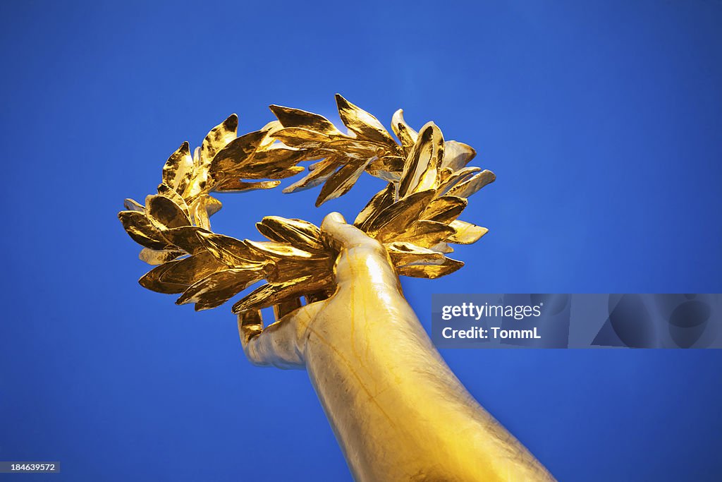 Gold Laurel at Victory Column in Berlin, Germany