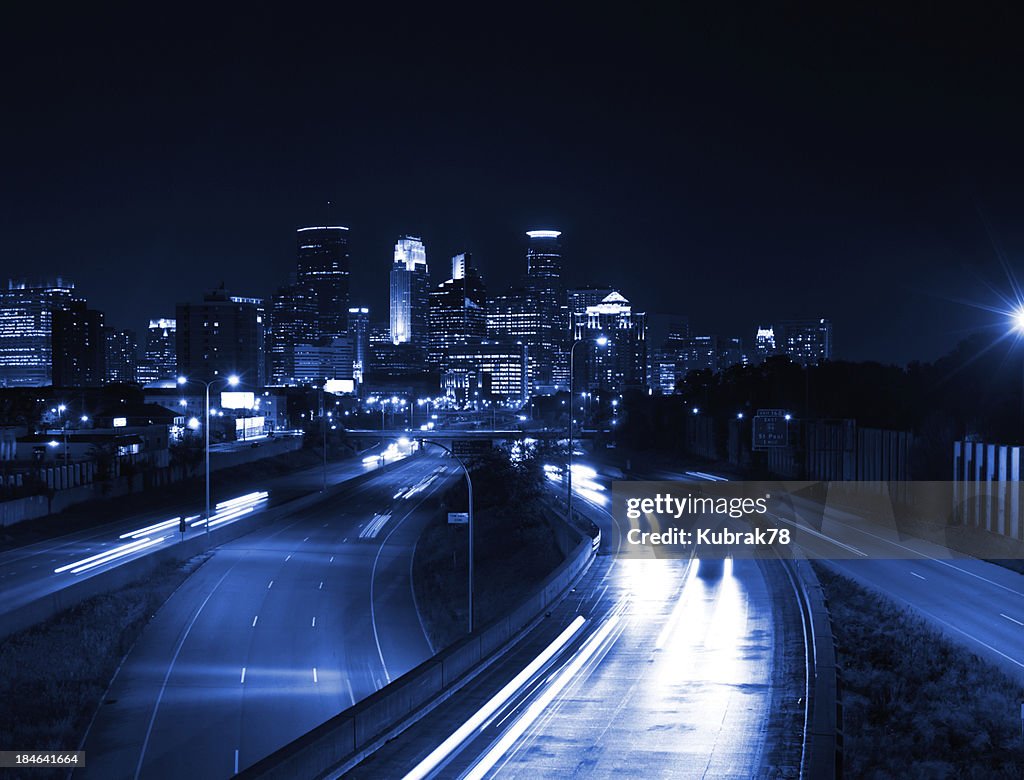 Minneapolis Skyline at night