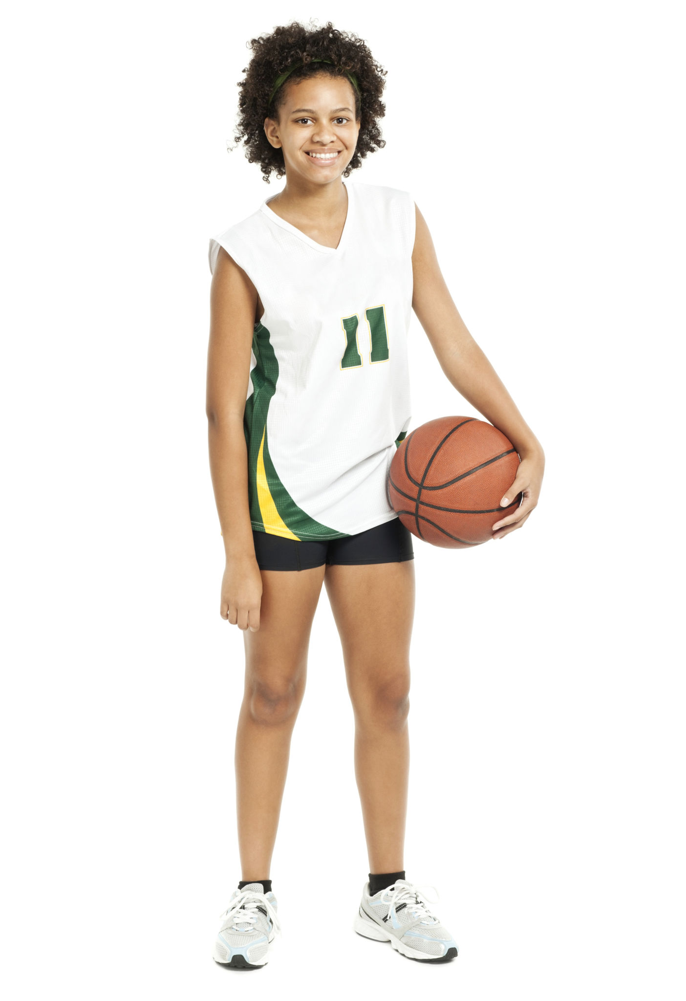 Teenage Basketball Player - Isolated Teenage Basketball Player - Isolated