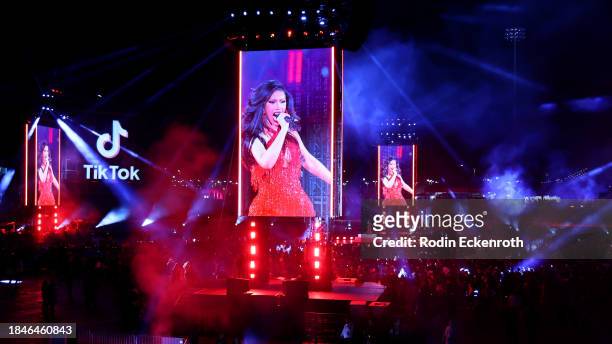 Cardi B performs onstage during TikTok In The Mix at Sloan Park on December 10, 2023 in Mesa, Arizona.