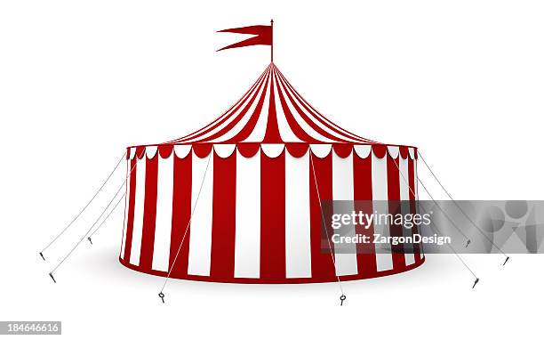 circus tent - entertainment tent stockfoto's en -beelden