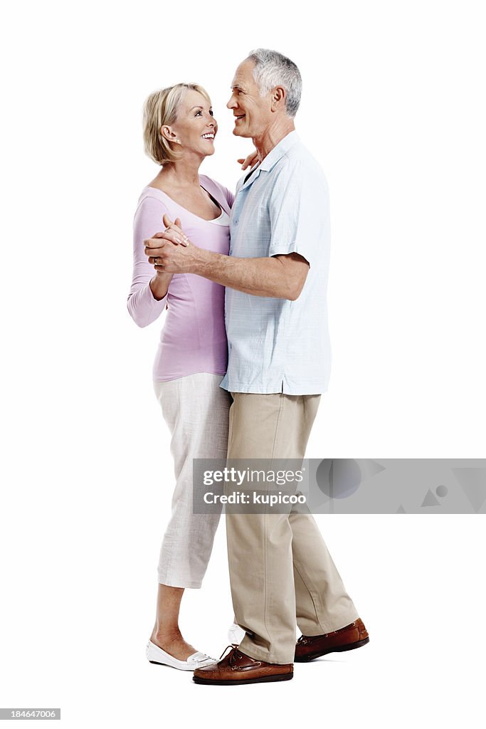 Sorridente Casal Dança