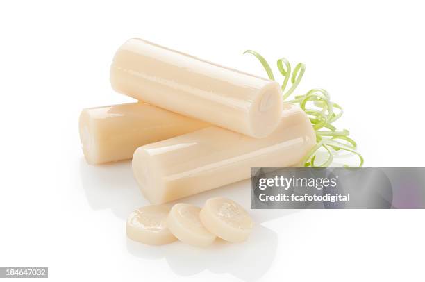 hearts of palm - palm heart stock pictures, royalty-free photos & images