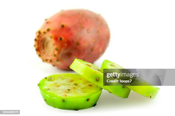 prickly pear - fruit loops stock pictures, royalty-free photos & images