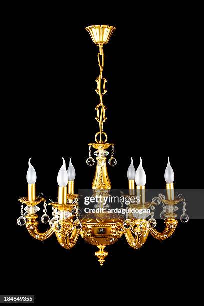 chandelier - crystal chandelier stock pictures, royalty-free photos & images