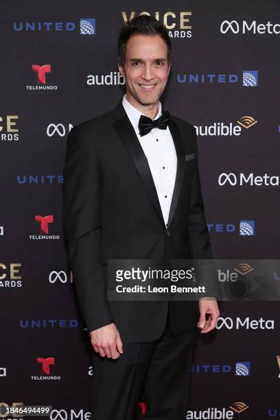 Alfonso Lugo attends 10th Annual Society of Voice Arts and Sciences Voice Awards Gala at The Beverly Hilton on December 10, 2023 in Beverly Hills,...