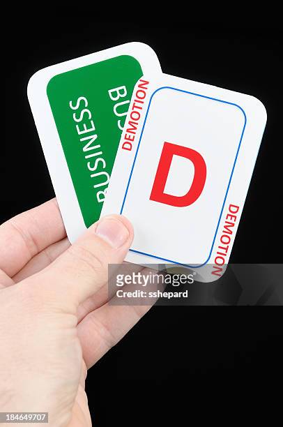 demotion and business card hand - file ellipse sign 47.svg stock pictures, royalty-free photos & images
