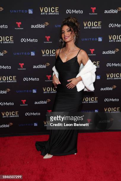 Natalia Rosminati attends 10th Annual Society of Voice Arts and Sciences Voice Awards Gala at The Beverly Hilton on December 10, 2023 in Beverly...