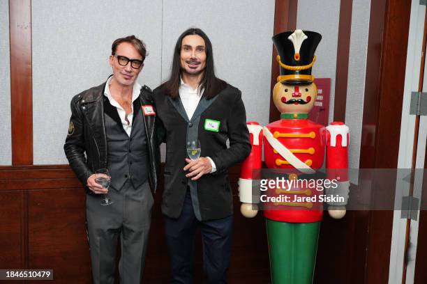 Roger Preston and Max Haenlein attend The Toys Party NYC 2023 at Pier 60 on December 10, 2023 in New York City.