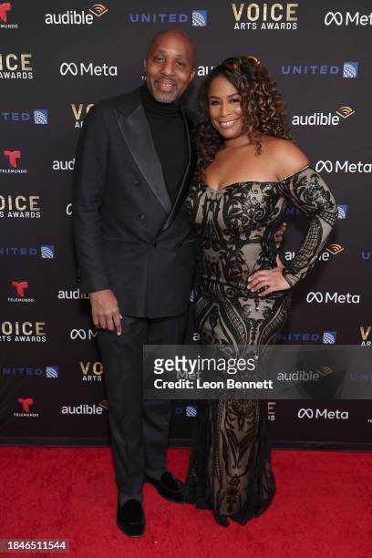 Dennis Johnson and Ragan Whiteside attends 10th Annual Society of Voice Arts and Sciences Voice Awards Gala at The Beverly Hilton on December 10,...