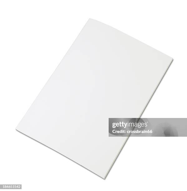 blank magazine isolated - blank newspaper stock pictures, royalty-free photos & images