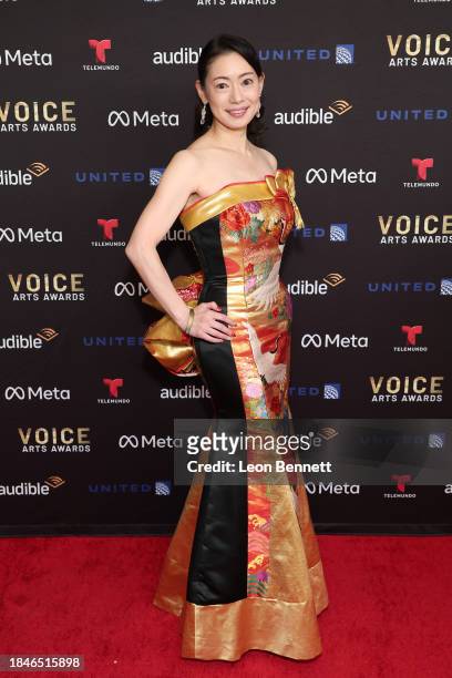 Yukiko Fujimura attends 10th Annual Society of Voice Arts and Sciences Voice Awards Gala at The Beverly Hilton on December 10, 2023 in Beverly Hills,...